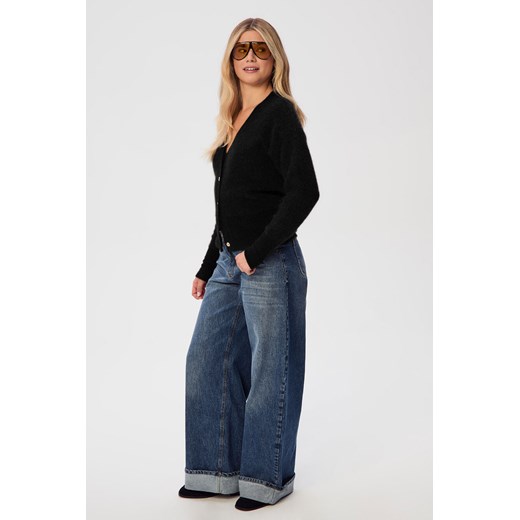 KARDIGAN DAMSKI RONNIE BLACK Jemiol