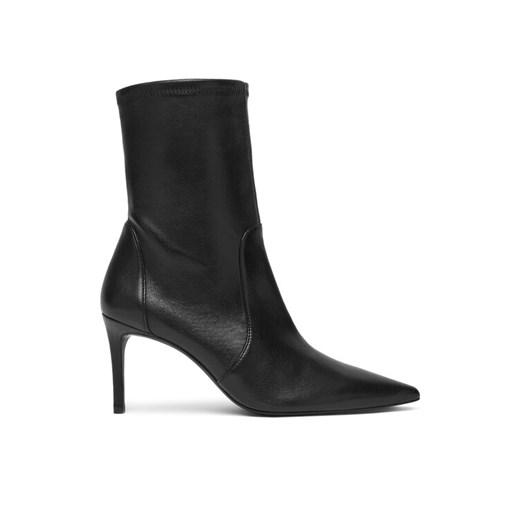 Botki Stuart Weitzman Stuart Power 75 SJ974 Czarny ze sklepu eobuwie.pl w kategorii Botki - zdjęcie 186641816