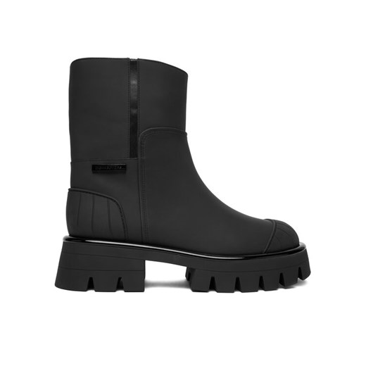 Botki MICHAEL Michael Kors Sydra 40F5SYFE5L Czarny ze sklepu eobuwie.pl w kategorii Botki - zdjęcie 186641817