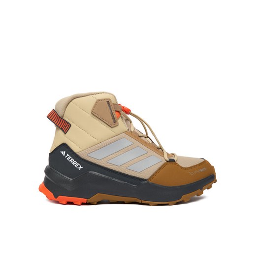 adidas Trekkingi Terrex Ax4r Mid CLIMAWARM+ Hiking JS2922 Brązowy ze sklepu MODIVO w kategorii Buty trekkingowe dziecięce - zdjęcie 186642197