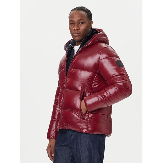 Save The Duck Kurtka zimowa D31280M LOVE21 Bordowy Regular Fit ze sklepu MODIVO w kategorii Kurtki męskie - zdjęcie 186642207