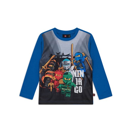 LEGO Bluzka 11010948 Niebieski Regular Fit ze sklepu MODIVO w kategorii T-shirty chłopięce - zdjęcie 186642209