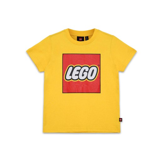 LEGO T-Shirt 12011363 Żółty Regular Fit ze sklepu MODIVO w kategorii T-shirty chłopięce - zdjęcie 186642215