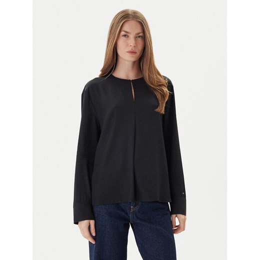 Tommy Hilfiger Bluzka WW0WW47339 Czarny Relaxed Fit ze sklepu MODIVO w kategorii Bluzki damskie - zdjęcie 186642219