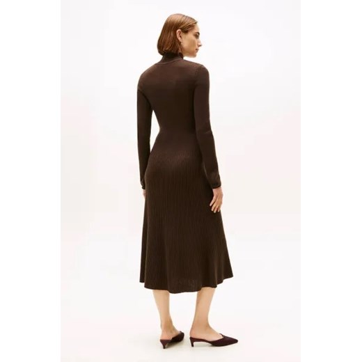 Tommy Hilfiger Wełniana sukienka MOCK-NK Tommy Hilfiger L Gomez Fashion Store