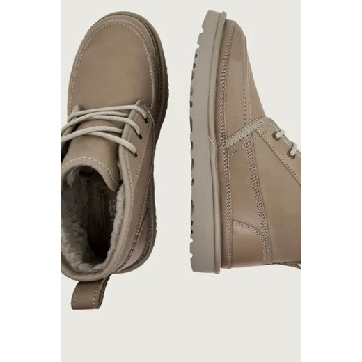 UGG Skórzane buty wysokie M NEUMEL MOC | z dodatkiem wełny 40 Gomez Fashion Store