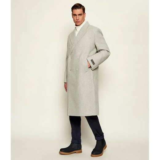 Lacoste Wełniany płaszcz ze sklepu Gomez Fashion Store w kategorii Płaszcze męskie - zdjęcie 186644267