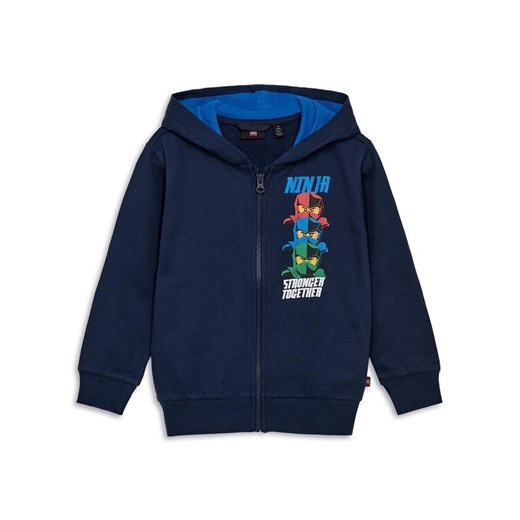 LEGO Bluza Lwasku 700 11010945 Granatowy Regular Fit ze sklepu MODIVO w kategorii Bluzy chłopięce - zdjęcie 186644518