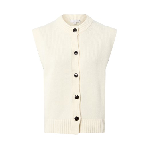 Marie Lund Damska kamizelka z dzianiny z wełny merynosów Kobiety Wełna merino jasnoniebieski jednolity ze sklepu vangraaf w kategorii Kamizelki damskie - zdjęcie 186645037
