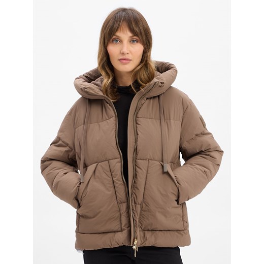 MOS MOSH Damska kurtka pikowana - MMOllie Terma Kobiety taupe jednolity ze sklepu vangraaf w kategorii Kurtki damskie - zdjęcie 186645059