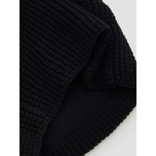 Reserved - Strukturalny komin - czarny Reserved ONE SIZE Reserved