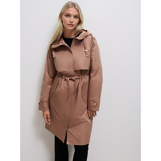 Mohito - Kurtka parka - beżowy ze sklepu Mohito w kategorii Parki damskie - zdjęcie 186646198