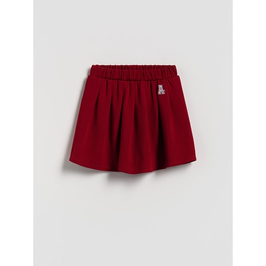 Reserved - Spódnico-szorty z wiskozą - bordowy - id: 677FW-83X - marki Reserved - 186646438 Reserved - Spódnico-szorty z wiskozą - bordowy ze sklepu Reserved w kategorii Spódnice dziewczęce - zdjęcie 186646438