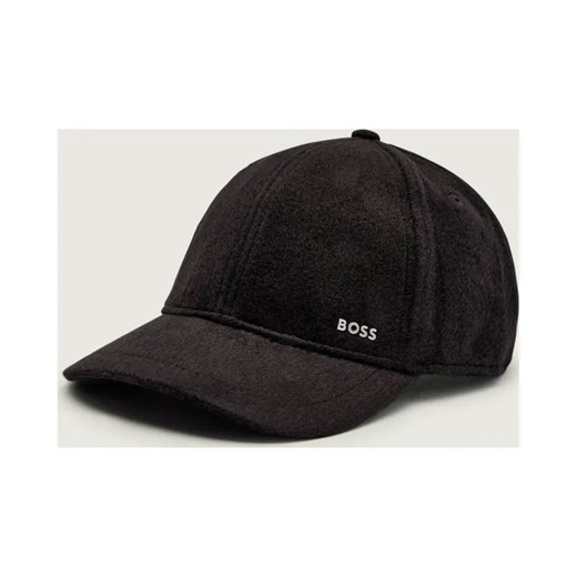 BOSS BLACK Wełniana bejsbolówka Zed-WO-PW | z dodatkiem jedwabiu ze sklepu Gomez Fashion Store w kategorii Czapki z daszkiem męskie - zdjęcie 186646949