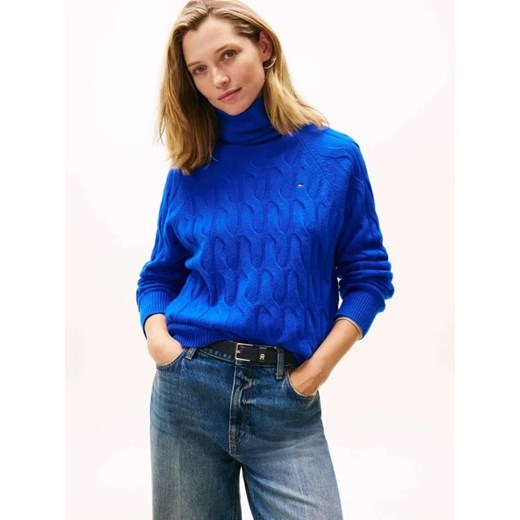 Tommy Hilfiger Wełniany golf | Loose fit ze sklepu Gomez Fashion Store w kategorii Swetry damskie - zdjęcie 186647005