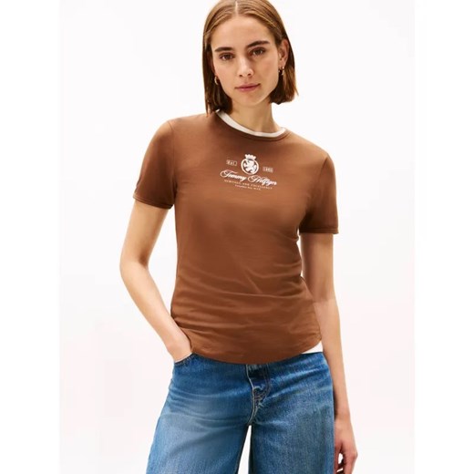 Tommy Hilfiger T-shirt VARSITY | Slim Fit ze sklepu Gomez Fashion Store w kategorii Bluzki damskie - zdjęcie 186647009