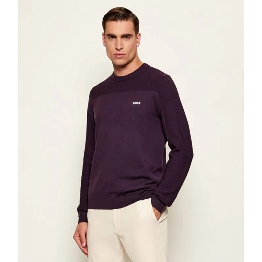 BOSS GREEN Sweter KN_Momentum-X CN | Regular Fit | z dodatkiem wełny ze sklepu Gomez Fashion Store w kategorii Swetry męskie - zdjęcie 186647015