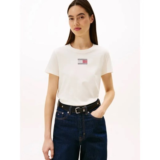 Tommy Jeans T-shirt | Regular Fit ze sklepu Gomez Fashion Store w kategorii Bluzki damskie - zdjęcie 186647069