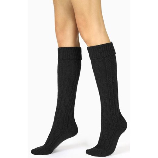 Podkolanówki damskie czarne, Kolor czarny, Rozmiar 39-42, Cerber ze sklepu Intymna w kategorii Podkolanówki - zdjęcie 186648955