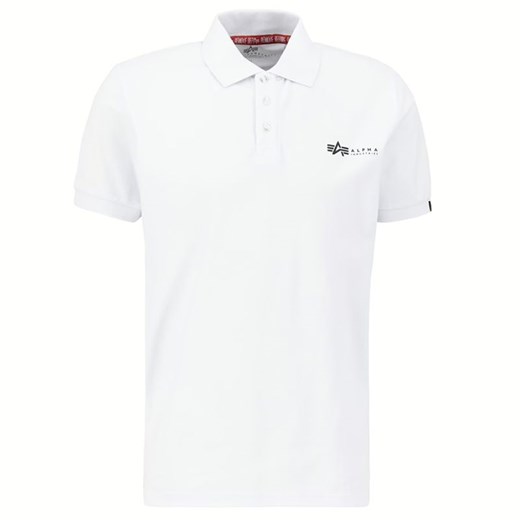Koszulka Alpha Industries Basic Polo 10660009 - biała ze sklepu streetstyle24.pl w kategorii T-shirty męskie - zdjęcie 186649679