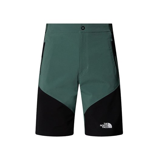 Spodenki męskie The North Face Felik 0A825XLFW1 - zielono-czarne ze sklepu streetstyle24.pl w kategorii Spodenki męskie - zdjęcie 186649686