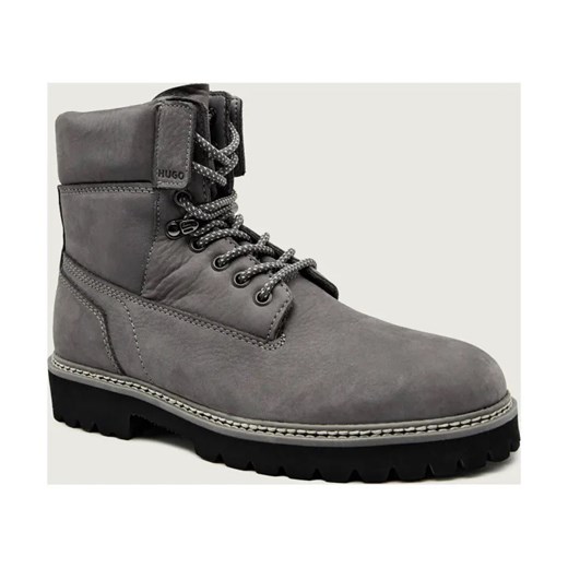 HUGO Buty wysokie Draven_halb_nu | zamsz ze sklepu Gomez Fashion Store w kategorii Buty zimowe męskie - zdjęcie 186649836
