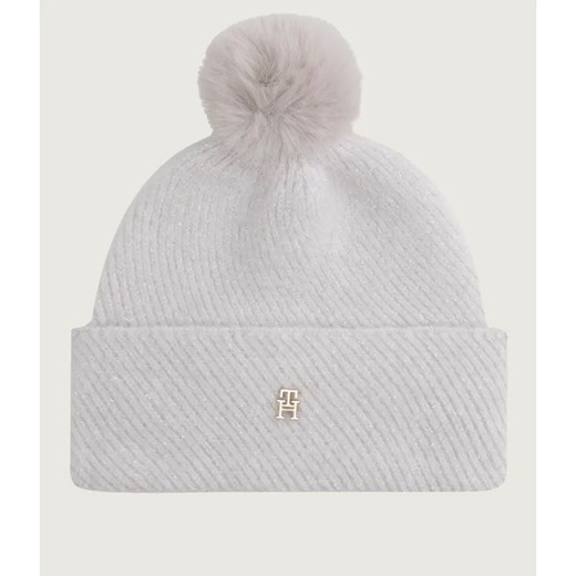Tommy Hilfiger Czapka | z dodatkiem wełny ze sklepu Gomez Fashion Store w kategorii Czapki zimowe damskie - zdjęcie 186649876