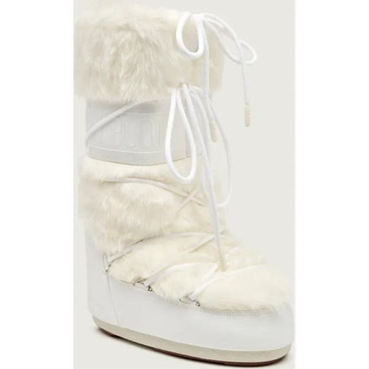 Moon Boot Śniegowce ICON FAUX FUR | shearling ze sklepu Gomez Fashion Store w kategorii Śniegowce damskie - zdjęcie 186649916