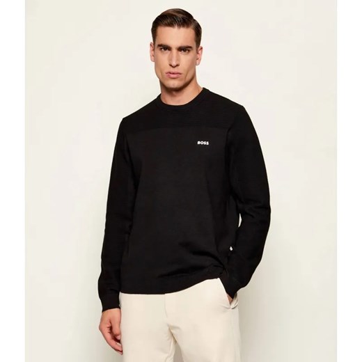 BOSS GREEN Sweter KN_Momentum-X CN | Regular Fit | z dodatkiem wełny ze sklepu Gomez Fashion Store w kategorii Swetry męskie - zdjęcie 186649945