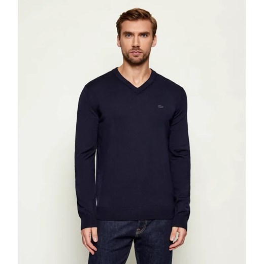 Lacoste Wełniany sweter | Regular Fit ze sklepu Gomez Fashion Store w kategorii Swetry męskie - zdjęcie 186649955