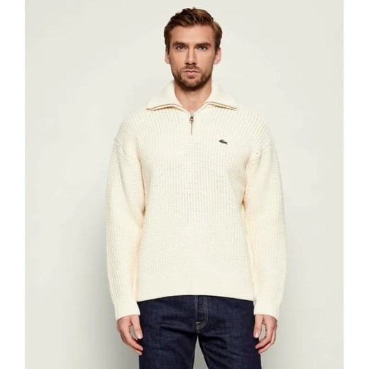Lacoste Sweter | Relaxed fit | z dodatkiem wełny ze sklepu Gomez Fashion Store w kategorii Swetry męskie - zdjęcie 186649957