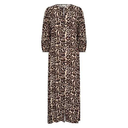 Kaffe Sukienka w kolorze beżowo-czarno-brązowym Kaffe 42 okazja Limango Polska