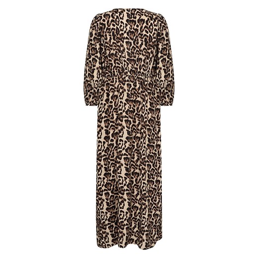 Kaffe Sukienka w kolorze beżowo-czarno-brązowym Kaffe 42 wyprzedaż Limango Polska