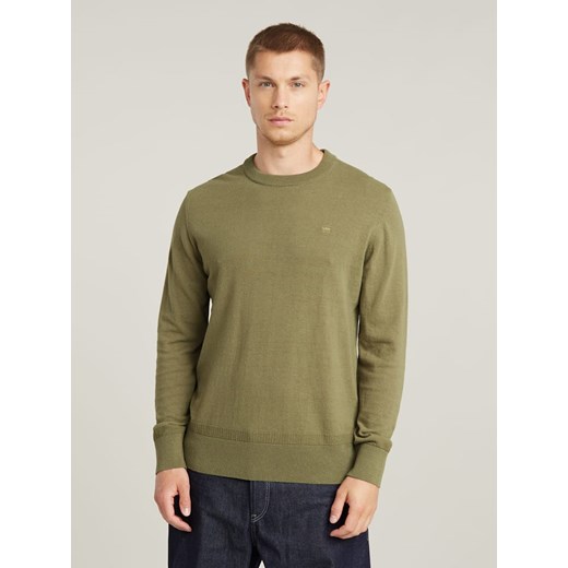 G-Star Sweter w kolorze khaki ze sklepu Limango Polska w kategorii Swetry męskie - zdjęcie 186651397