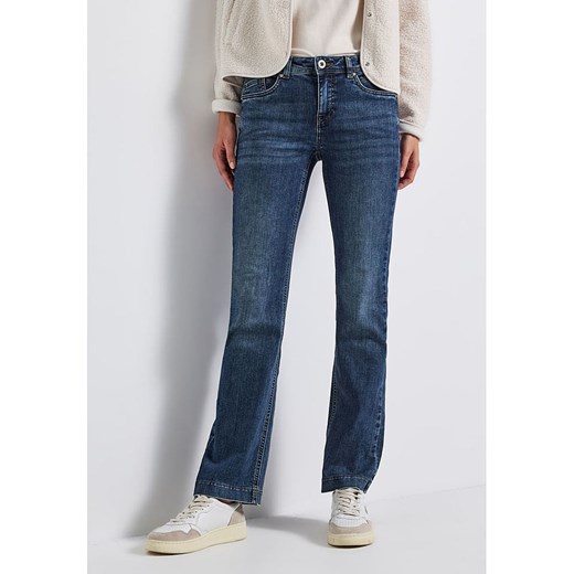 Street One Dżinsy - Bootcut fit - w kolorze granatowym ze sklepu Limango Polska w kategorii Jeansy damskie - zdjęcie 186651488