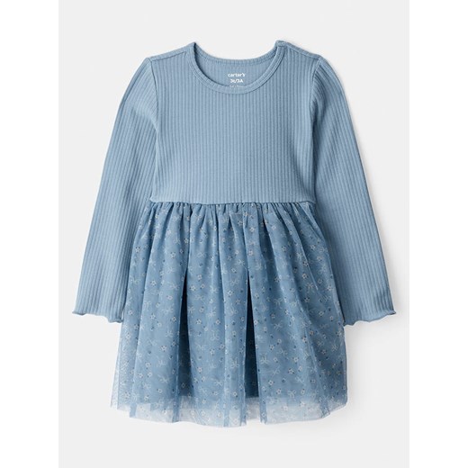 carter&apos;s Sukienka w kolorze niebieskim ze sklepu Limango Polska w kategorii Sukienki dziewczęce - zdjęcie 186652116