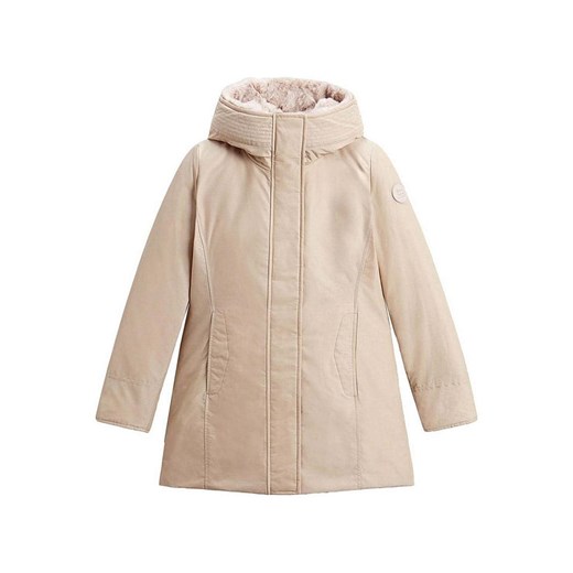 Woolrich Parka puchowa &quot;Boulder&quot; w kolorze beżowym ze sklepu Limango Polska w kategorii Kurtki damskie - zdjęcie 186652317