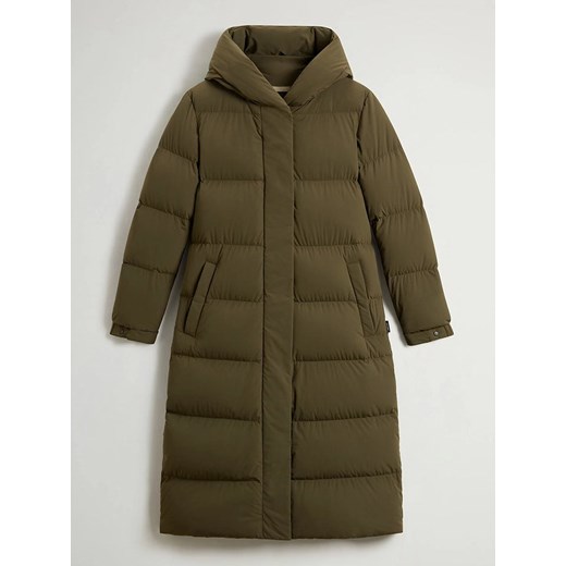 Woolrich Płaszcz puchowy &quot;Cloud Madison&quot; w kolorze khaki ze sklepu Limango Polska w kategorii Kurtki damskie - zdjęcie 186652346