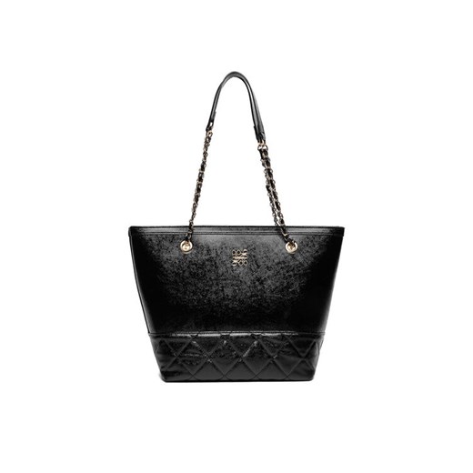 Torebka Nine West C-TRINITY-KY090 Czarny ze sklepu eobuwie.pl w kategorii Torby Shopper bag - zdjęcie 186652509