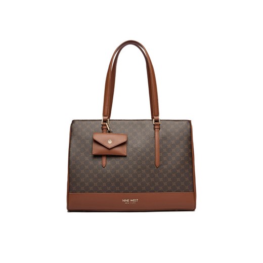 Torebka Nine West C-TANANA-KY253 Brązowy ze sklepu eobuwie.pl w kategorii Torby Shopper bag - zdjęcie 186652749
