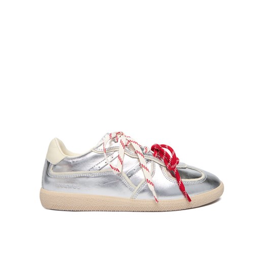 Sneakersy Nokwol August Srebrny ze sklepu eobuwie.pl w kategorii Buty sportowe damskie - zdjęcie 186652777