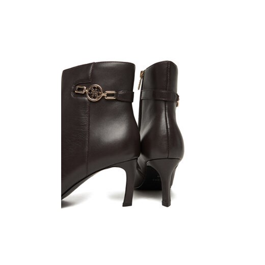 Botki Guess FLFPAI LEA10 Brązowy Guess 37 eobuwie.pl