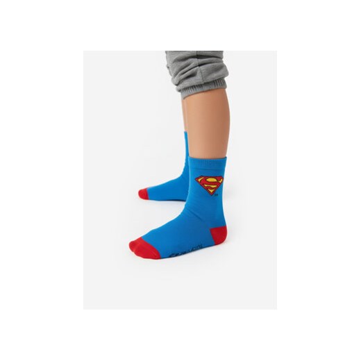Skarpety długie Superman CEO-ACCCS-AW25-228WBDC(3-PACK) Czerwony Superman 34_36 eobuwie.pl