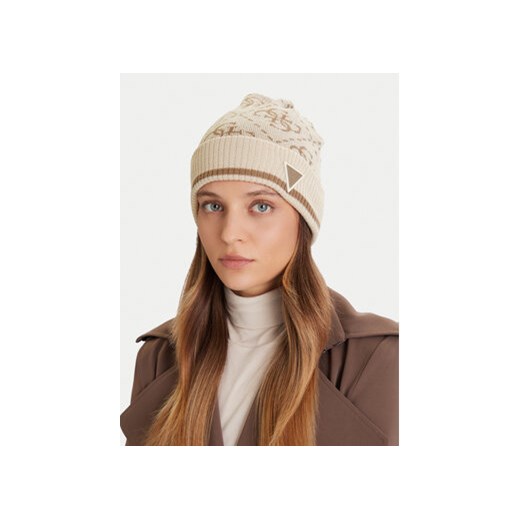 Czapka Guess V5BZ07 Z4230 Beżowy Guess OS eobuwie.pl