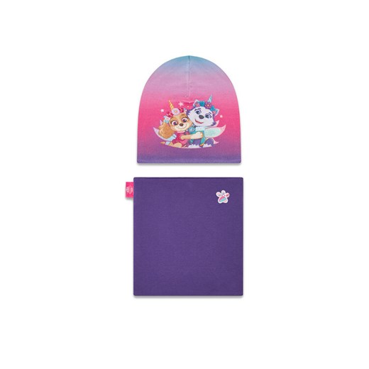 Paw Patrol Komplet czapka i komin CEO-ACCCS-AW25-316PAW Fioletowy ze sklepu MODIVO w kategorii Czapki dziecięce - zdjęcie 186655175