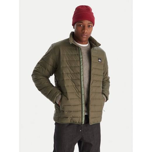 Quiksilver Kurtka przejściowa Scaly FZ EQYJK04190 Zielony Regular Fit ze sklepu MODIVO w kategorii Kurtki męskie - zdjęcie 186655216
