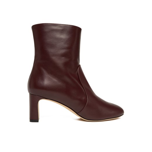Stuart Weitzman Botki Babette SL542 Bordowy ze sklepu MODIVO w kategorii Botki - zdjęcie 186655248