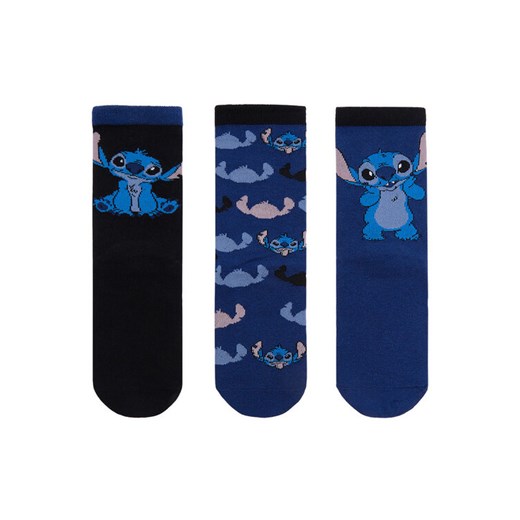 Disney Classics Skarpety długie CEO-ACCCS-AW25-219DCLS(3-PACK) Czarny ze sklepu MODIVO w kategorii Skarpetki dziecięce - zdjęcie 186655329
