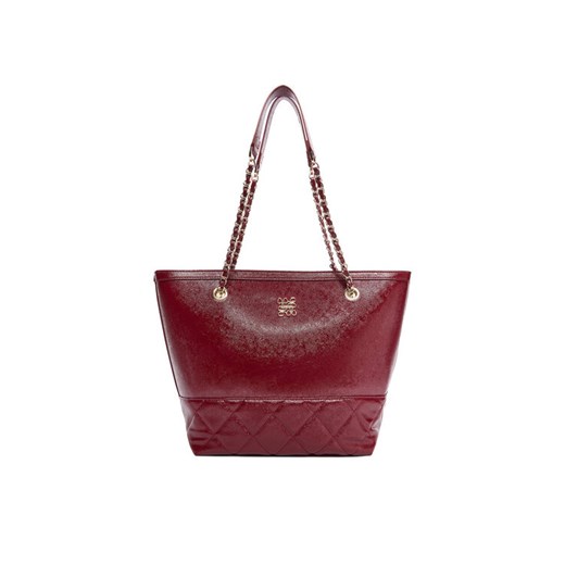 Nine West Torebka C-TRINITY-KY090 Bordowy ze sklepu MODIVO w kategorii Torby Shopper bag - zdjęcie 186655435