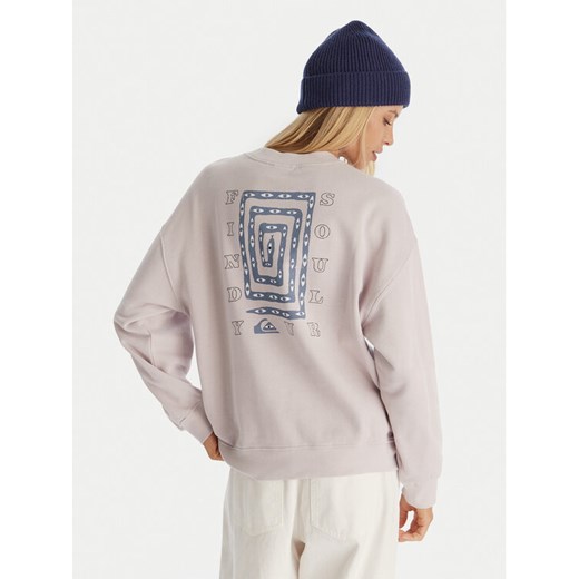 Quiksilver Bluza EQWFT03188 Fioletowy Oversize ze sklepu MODIVO w kategorii Bluzy damskie - zdjęcie 186655469